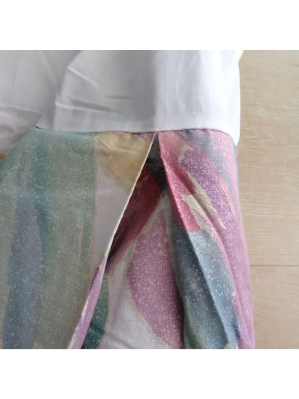 Vintage Croscill Sedona Bed Skirt Size Full 13.5